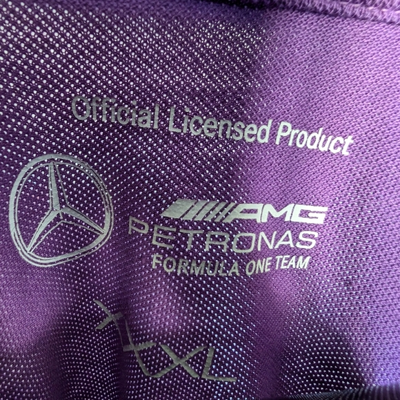 Mercedes AMG Petronas F1 Men's Lewis Hamilton Polo 3xl - Picture 2 of 3